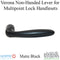 Hoppe Verona M151 Lever Handle – Matte Black