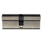 Euro Profile Double Cylinder – 81mm, Satin Nickel