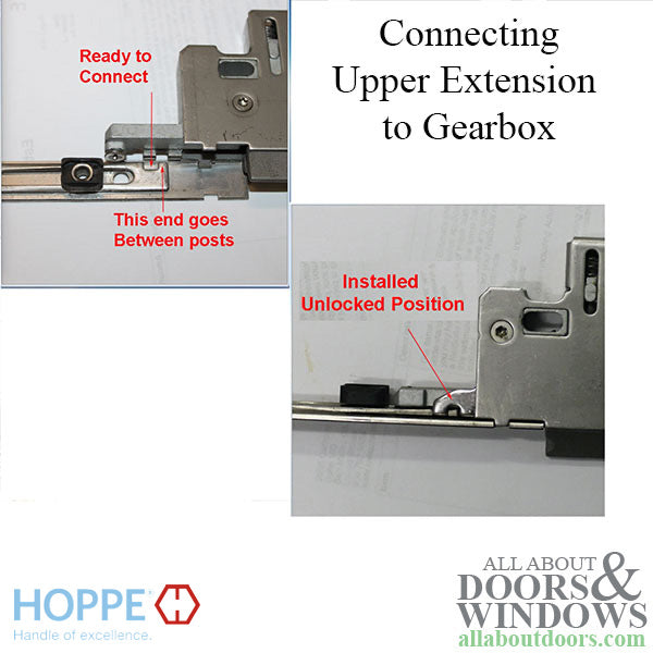 Multipoint Lock Replacement Kit for Fuhr & Roto Doors – 35mm Backset, 92mm PZ, 36" Handle Height