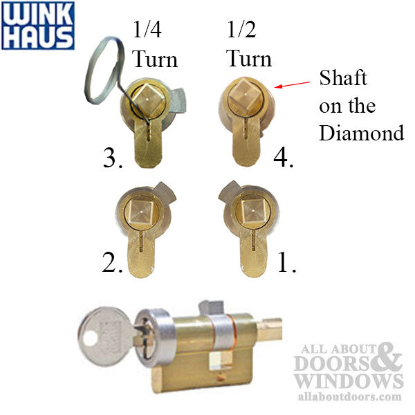 WinkHaus One Motion Eclipse Cylinder – 35/30, 65mm, PVD Ultra Steel