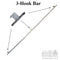 Ashland 3-Point Strike Bar for Multipoint Doors – 37" Length, Radius Ends