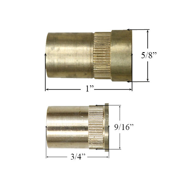 Hoppe Socket Strike Plate for Shootbolt Multipoint Lock – Brass