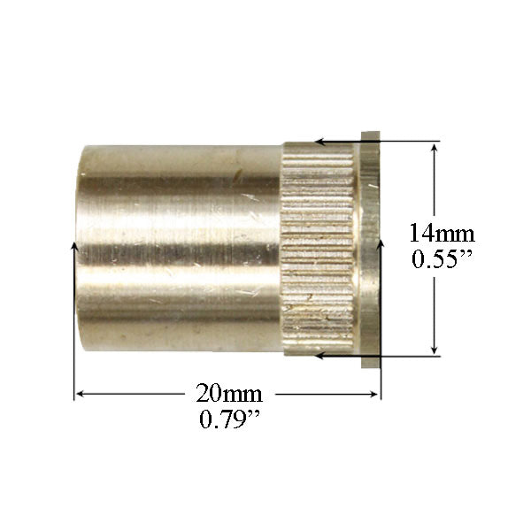 Hoppe Socket Strike – 3/4" Throw, 20mm Shootbolts