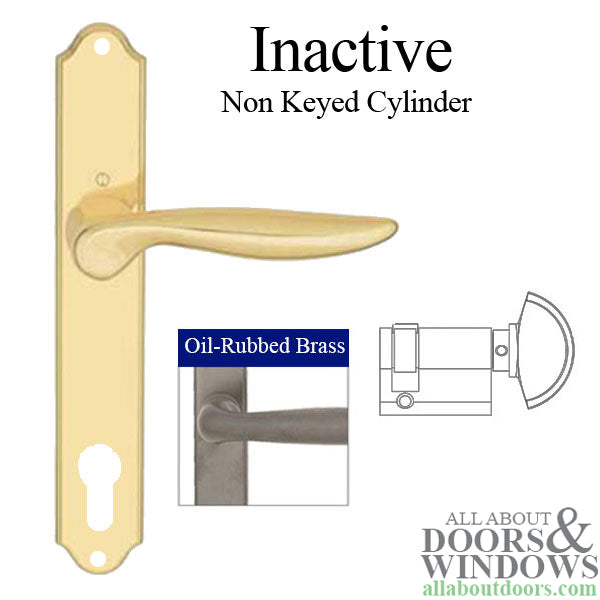 Hoppe Toronto Inactive Handle Set for Swing Doors – Oil Rubbed Brass