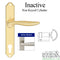 Hoppe Toronto Inactive Handle Set for Swing Doors – Resista Satin Nickel