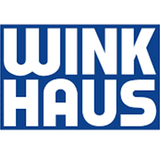 Wink Haus logo with blue background